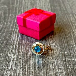 Baby blue ring